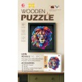 Wooden Jigsaw Puzzle Set 155el. Lion