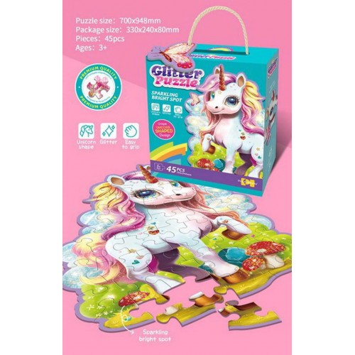 Jigsaw Puzzle Set 45el. Unicorn