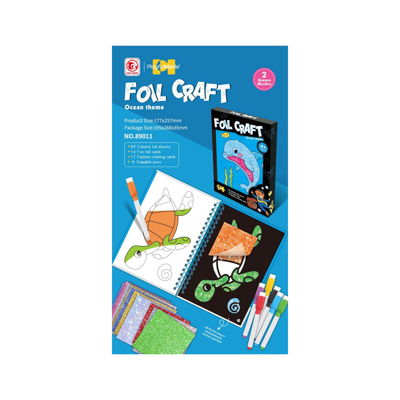 Creative Art Sticker & Colouring Set 2in1 Ocean Edition