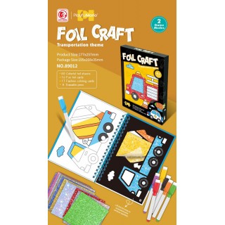Creative Art Sticker & Colouring Set 2in1 Edition Vehicles