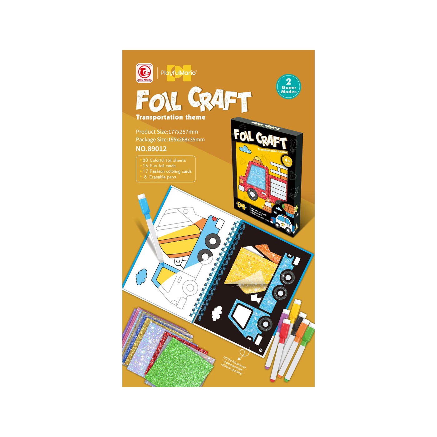 Creative Art Sticker & Colouring Set 2in1 Edition Vehicles