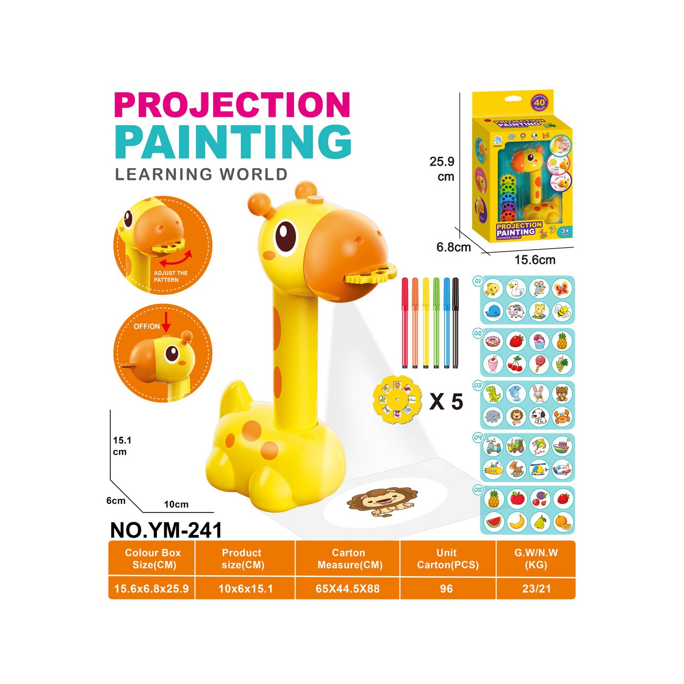 Mini Project Giraffe + Accessories