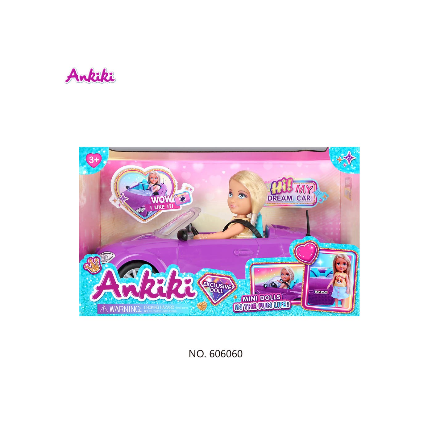 Ankiki doll and Car + Accessories