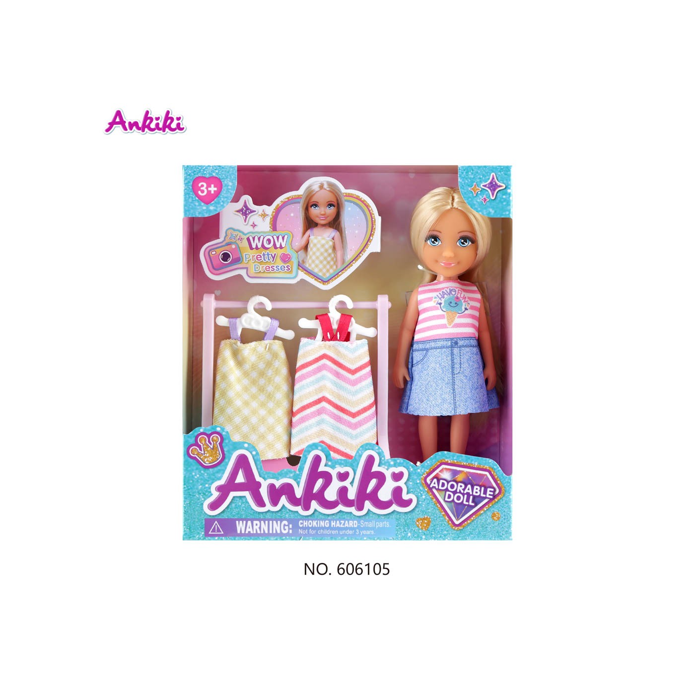 Ankiki doll + Wardrobe