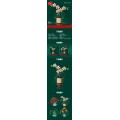 Beige Orchids Flower Set 357el.