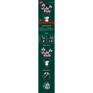Pink Orchids Flower Set 562el.