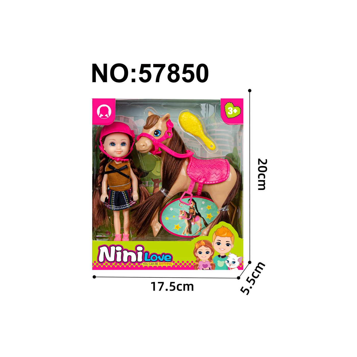Basia doll with pony + accessories