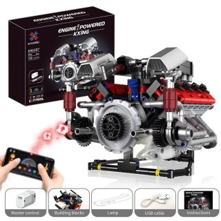Brick set Motor with USB and Light 700el.