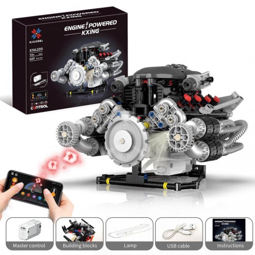 Brick set Motor with USB and Light 689el.