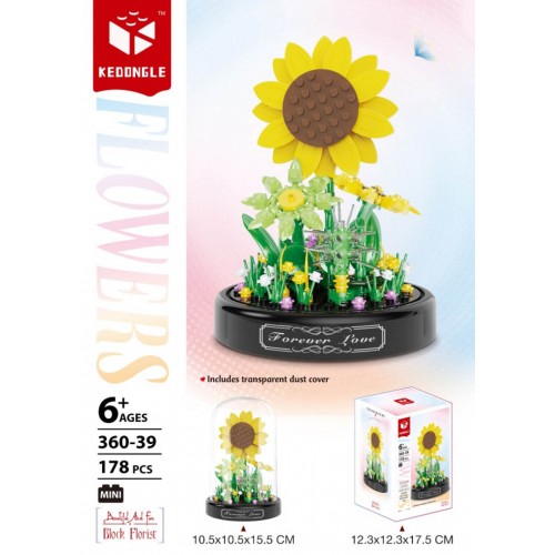 Blossom set with lampshade 178el.