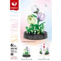 Blossom set with lampshade 151el.