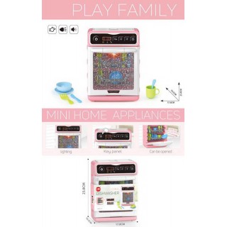 Dishwasher with Lights and Sounds Pink