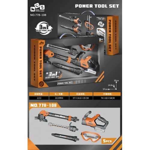 Garden Tool Set 3in1 + Goggles
