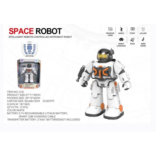 R/C SPACE ROBOT White