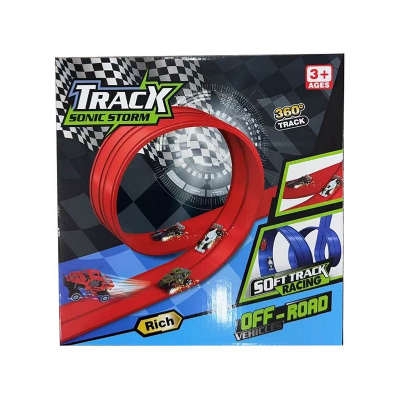 Do-it-yourself car track Tape 4m Red