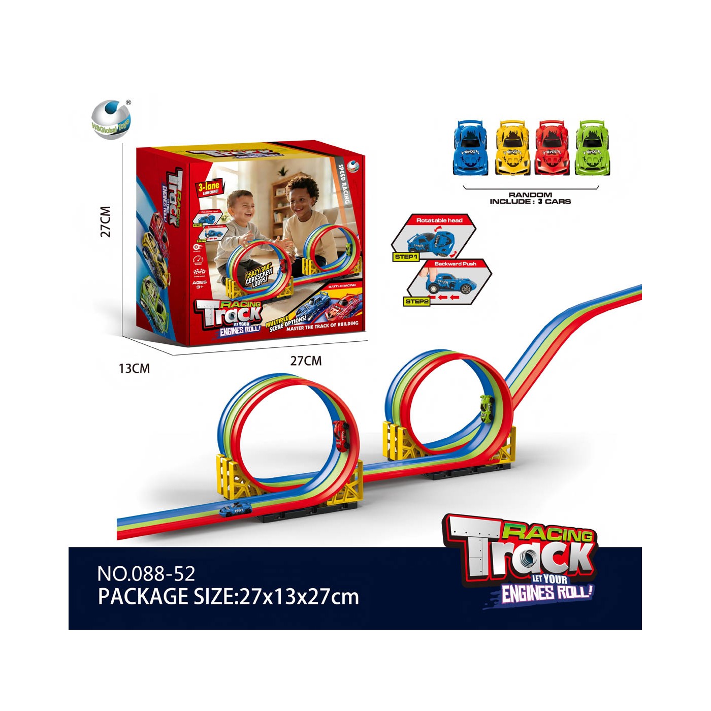 DIY Car Track 5m Three Track Tape