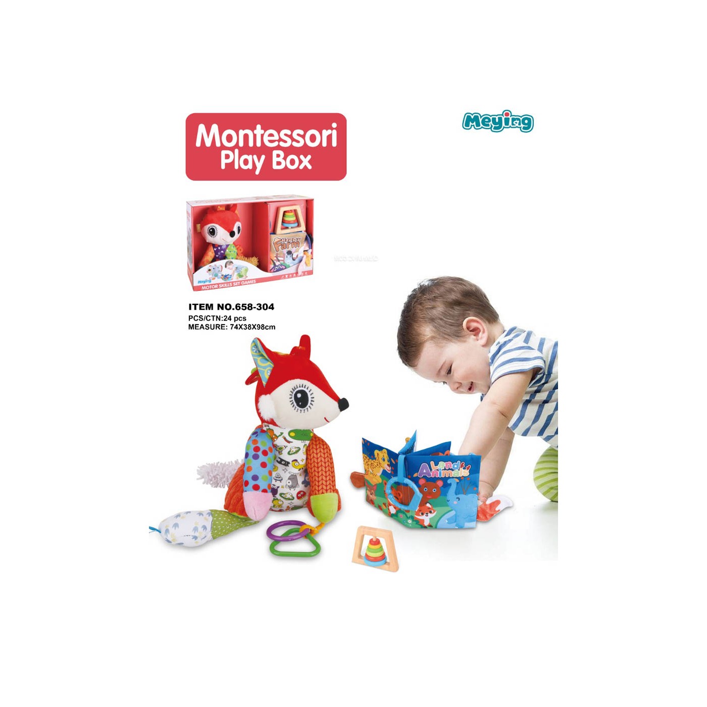 Kit of Toys for Baby Fox