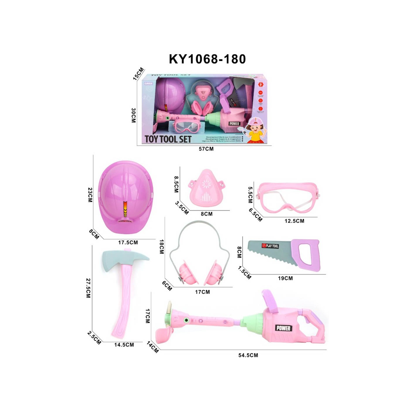 DIY Garden Tool Kit Pink