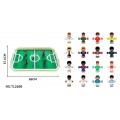 Set of Two Football Players with Ball + Large Pitch