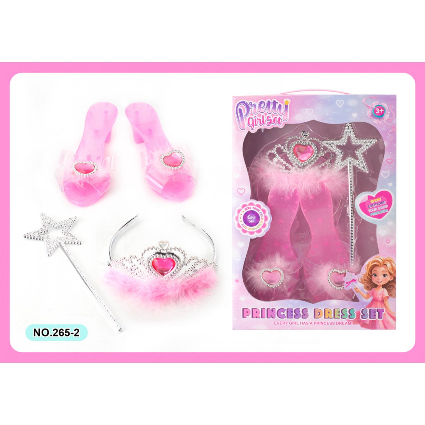 Styling Kit for Princess Shoes and Necklace