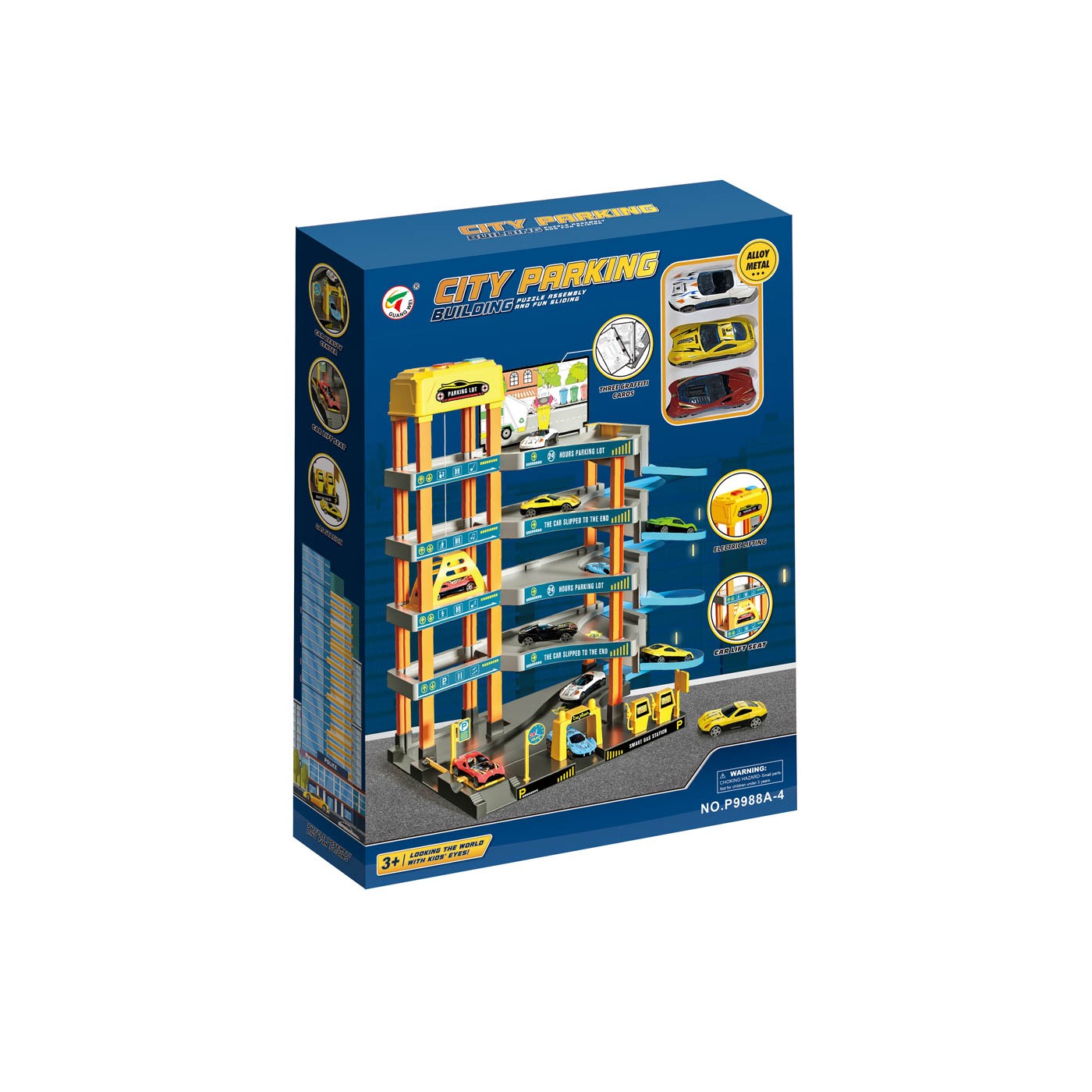GIGA 4-level car park with lift + accessories
