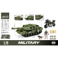 Military Vehicle Set with Tank + Figures