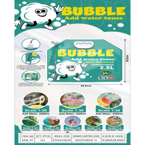 Soap Bubble Concentrate 2.5L