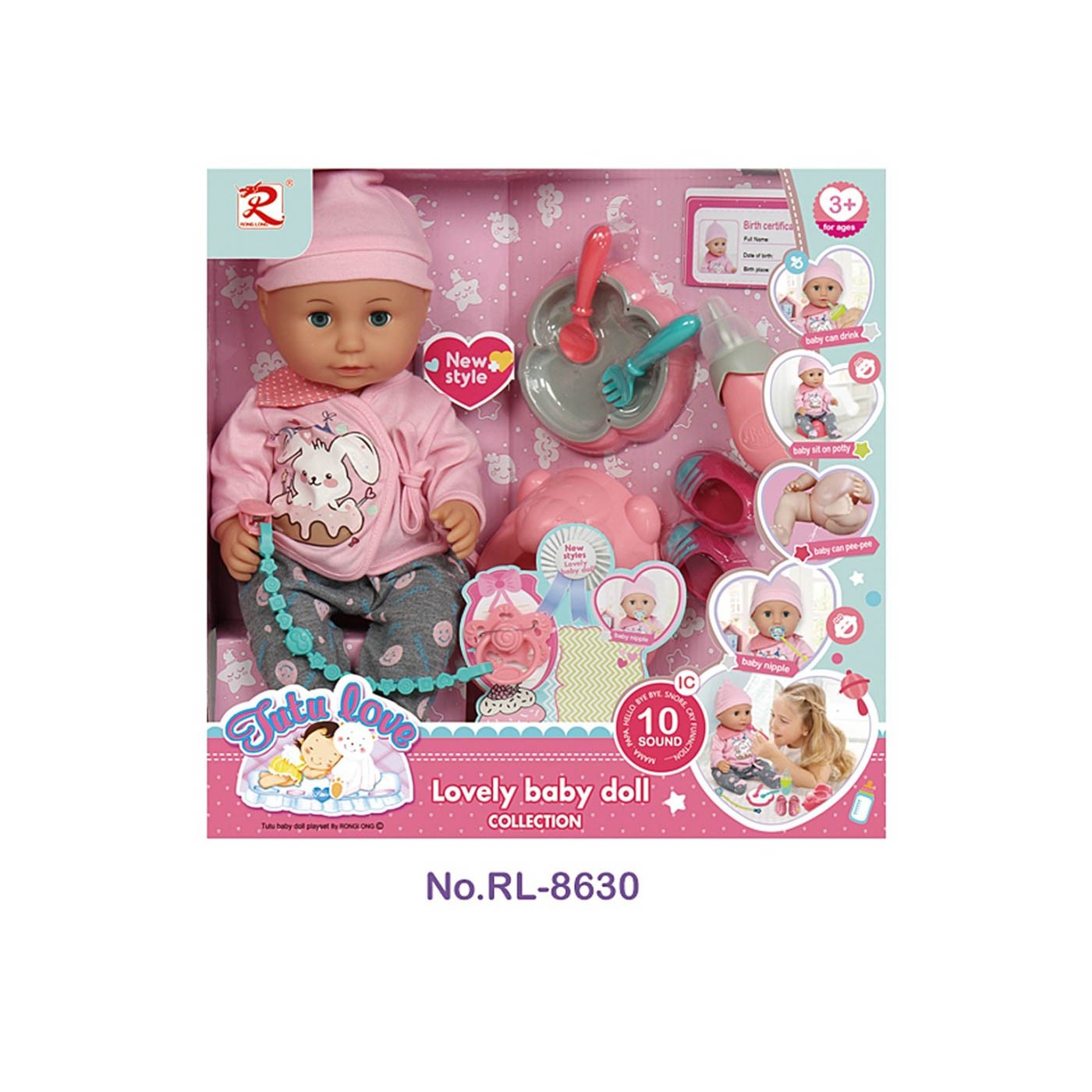 Sweet Baby with Nightstand + Accessories