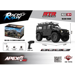 R/C off-road car RTR APEX 4 1:16 Black