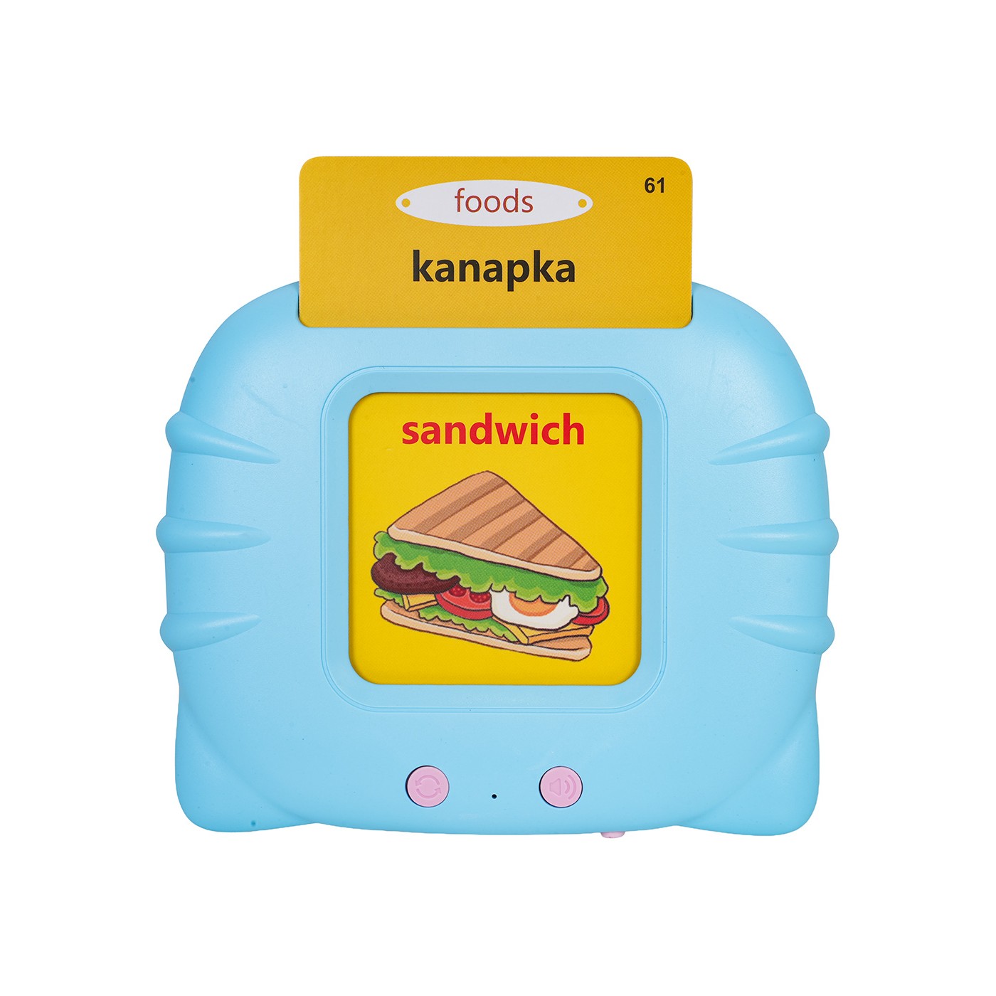 Educational Learning Card Set Blue