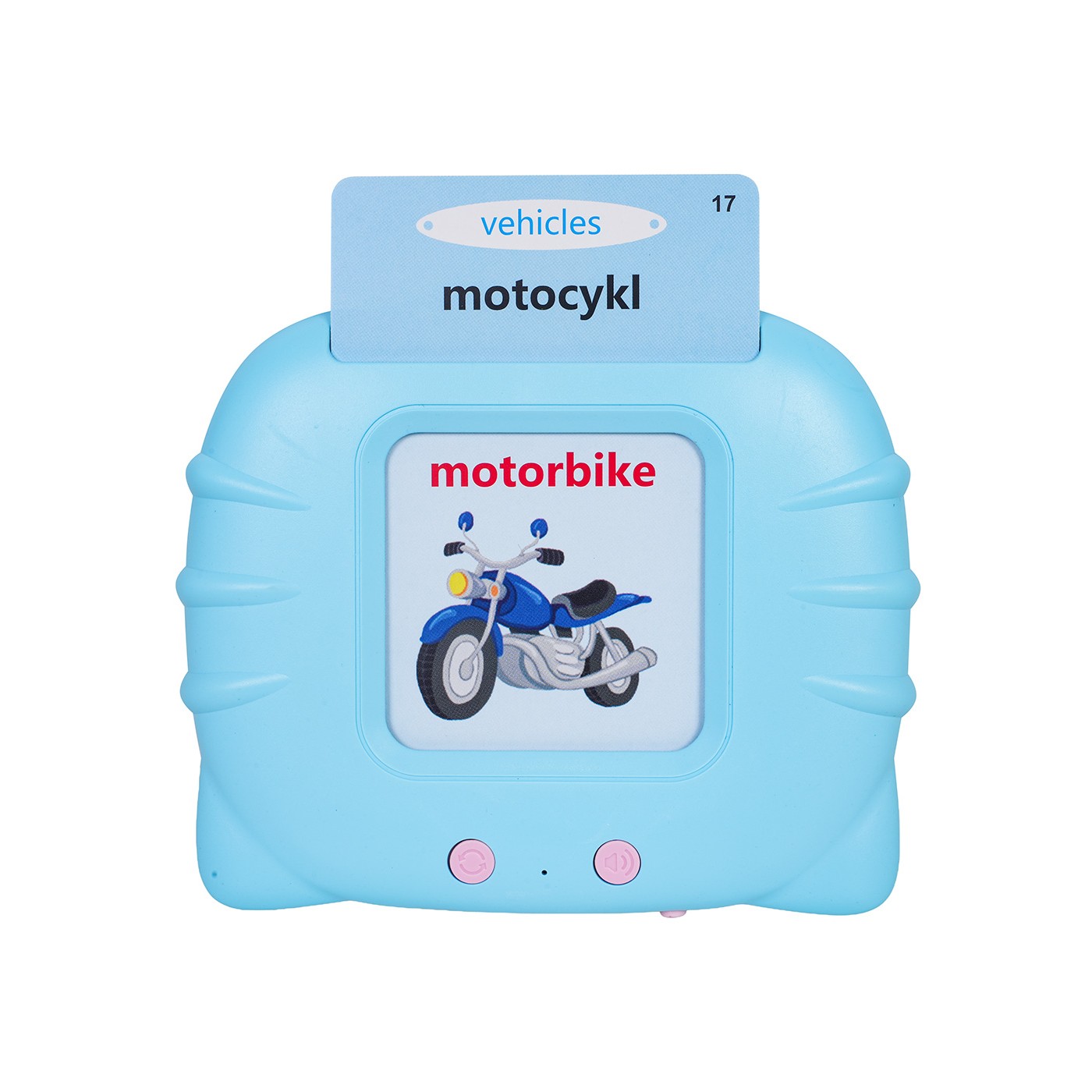 Educational Learning Card Set Blue
