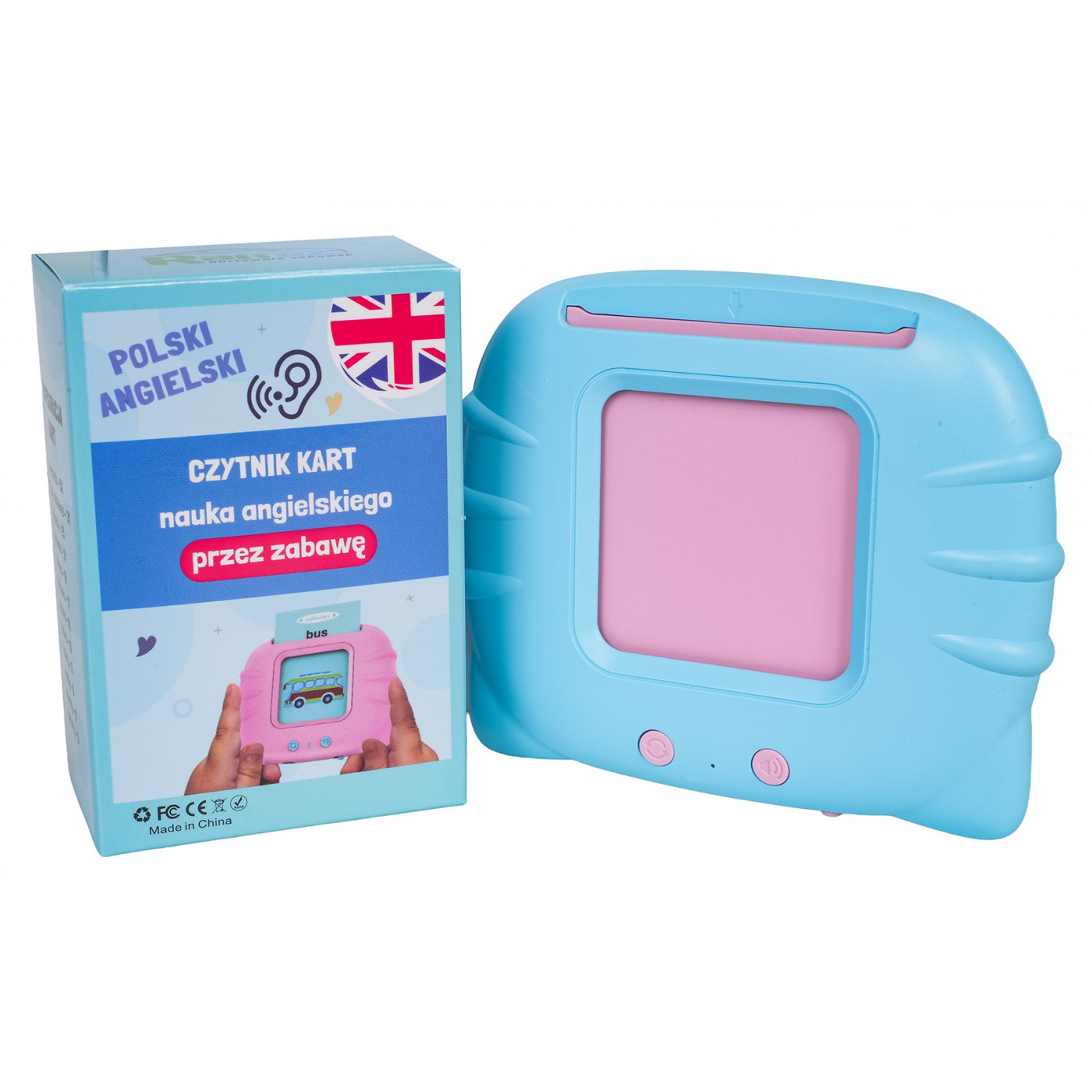 Educational Learning Card Set Blue