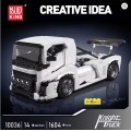 Set of bricks Truck White 1604el.