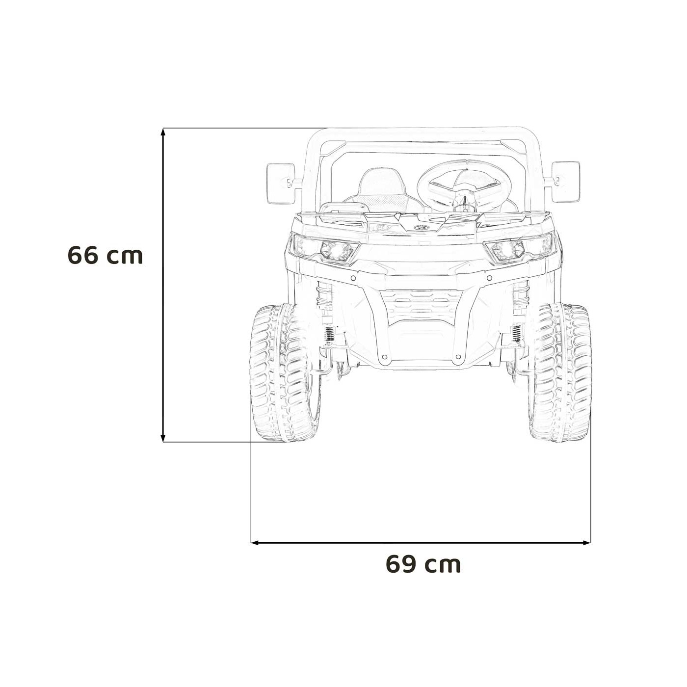 Farmer Truck Speed 900 Black 24V Series
