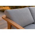 Aluminum Garden Furniture Two Sofas + Armchair + Table