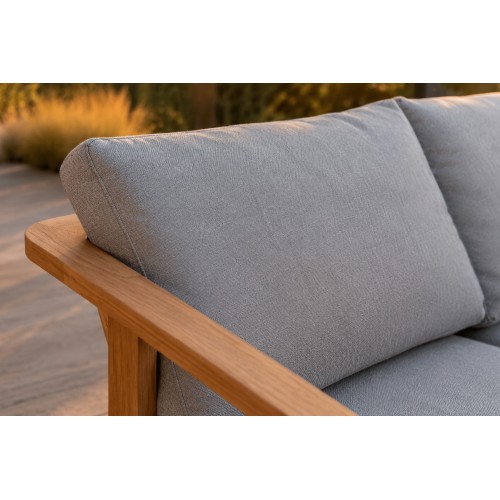 Aluminum Garden Furniture Two Sofas + Armchair + Table