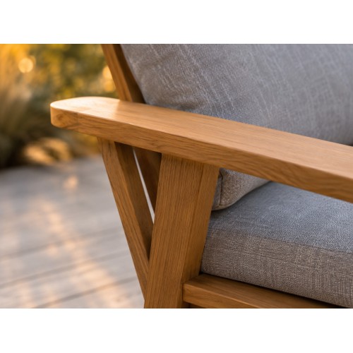 Aluminum Garden Furniture Two Sofas + Armchair + Table