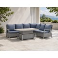 Garden Furniture Rattan Corners + Adjustable Table with Cera