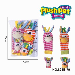 Set of Coloured Socks and Gloves for Toddlers