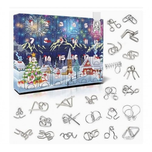 Metal Riddle Set in Calendar