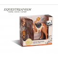 Combing Horse Figurine with Long Mane