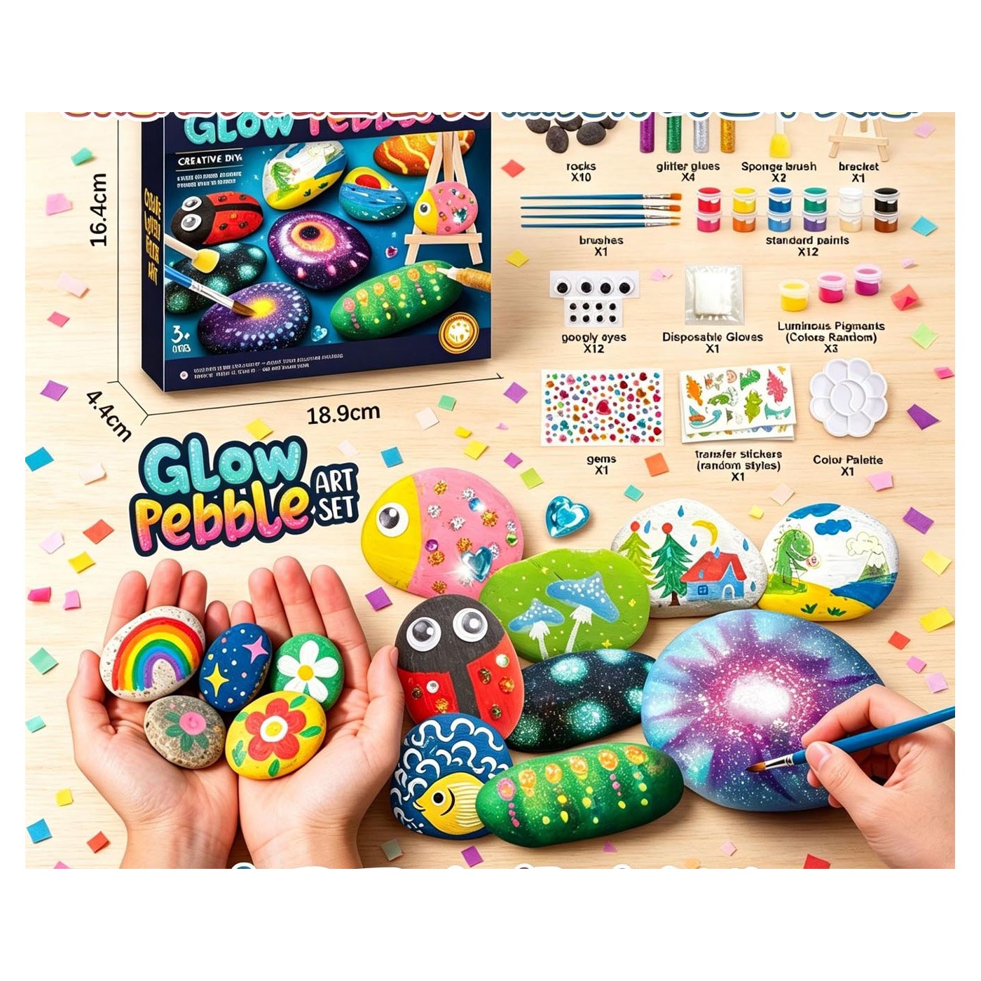 Creative Stone Decorating Set