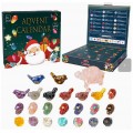 Archaeologist Set 24 Stones Animals Calendar