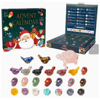 Archaeologist Set 24 Stones Animals Calendar