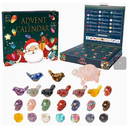 Archaeologist Set 24 Stones Animals Calendar