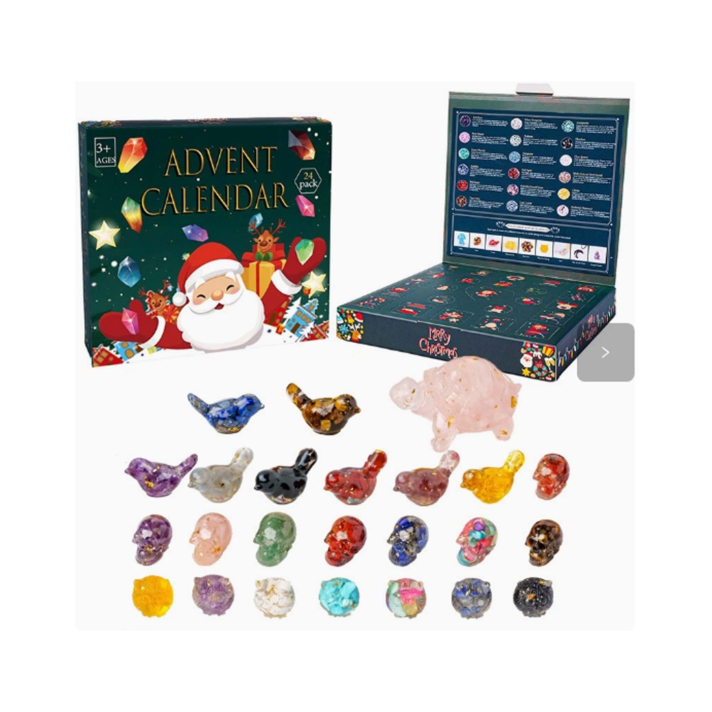 Archaeologist Set 24 Stones Animals Calendar