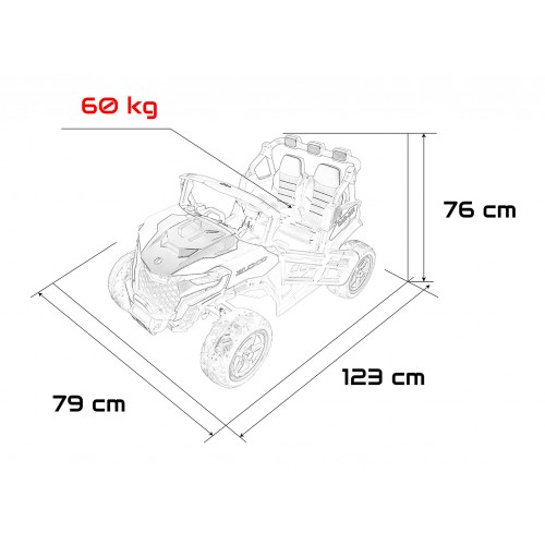 OBSERVER 4x4 Buggy Vehicle Black