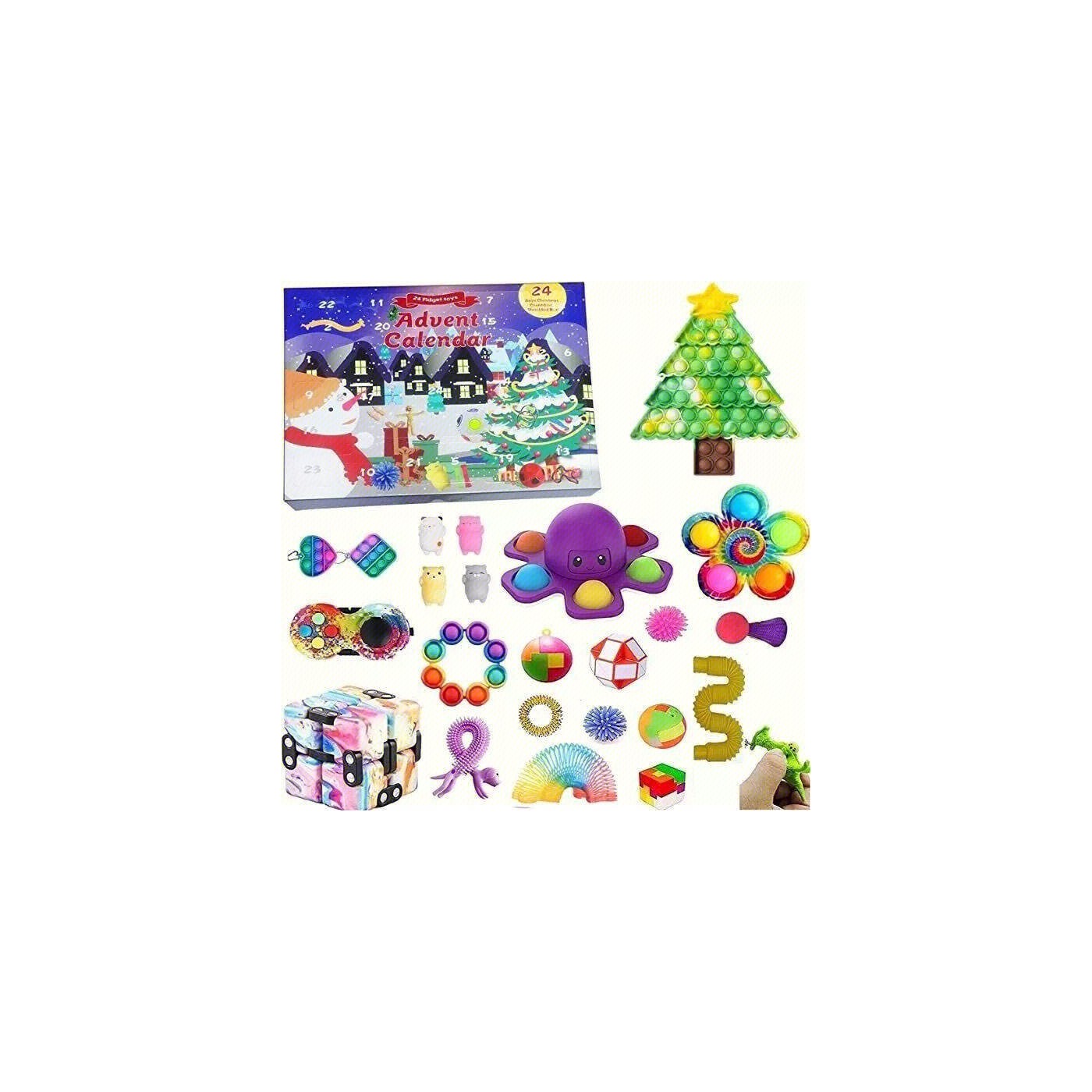Christmas Keyring and Accessory Set Calendar