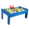 MEGA Wooden Train on a Table + Accessories