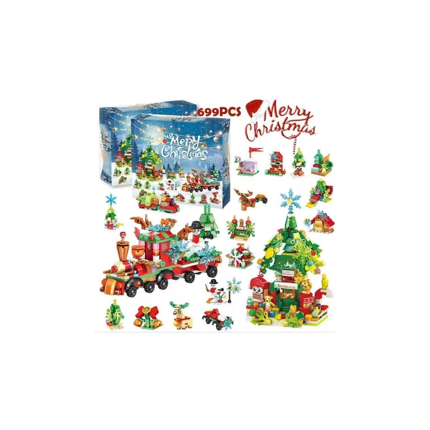 Christmas bricks set 699el.